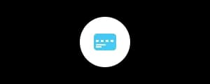 blue payment icon
